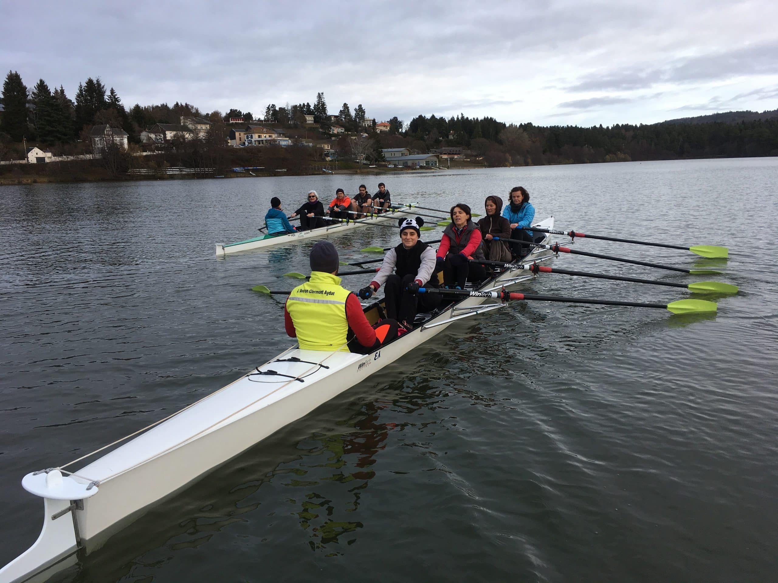 Aydat, lac d’accueil des rameurs !