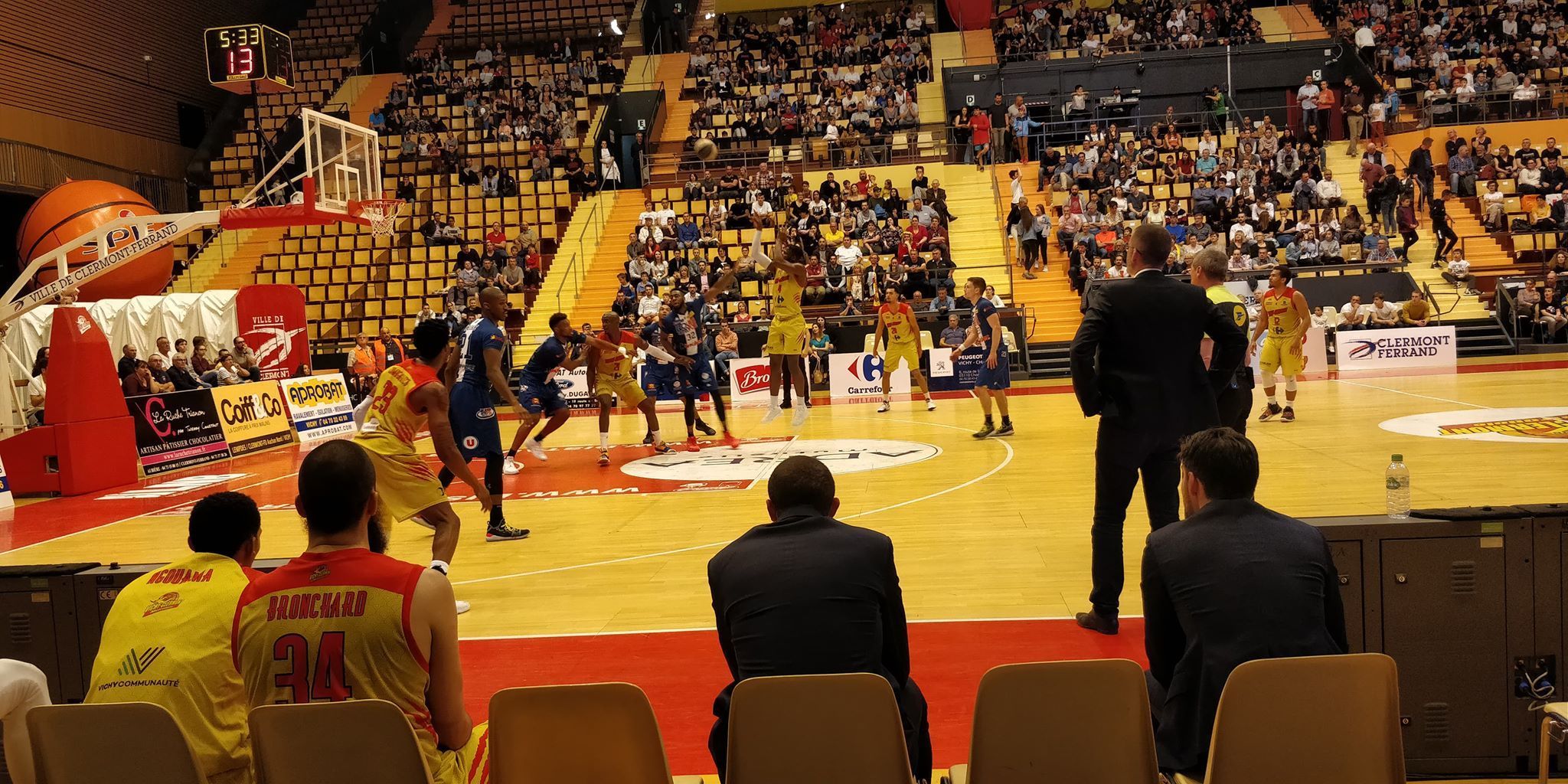 Vichy-Clermont termine sur le podium !